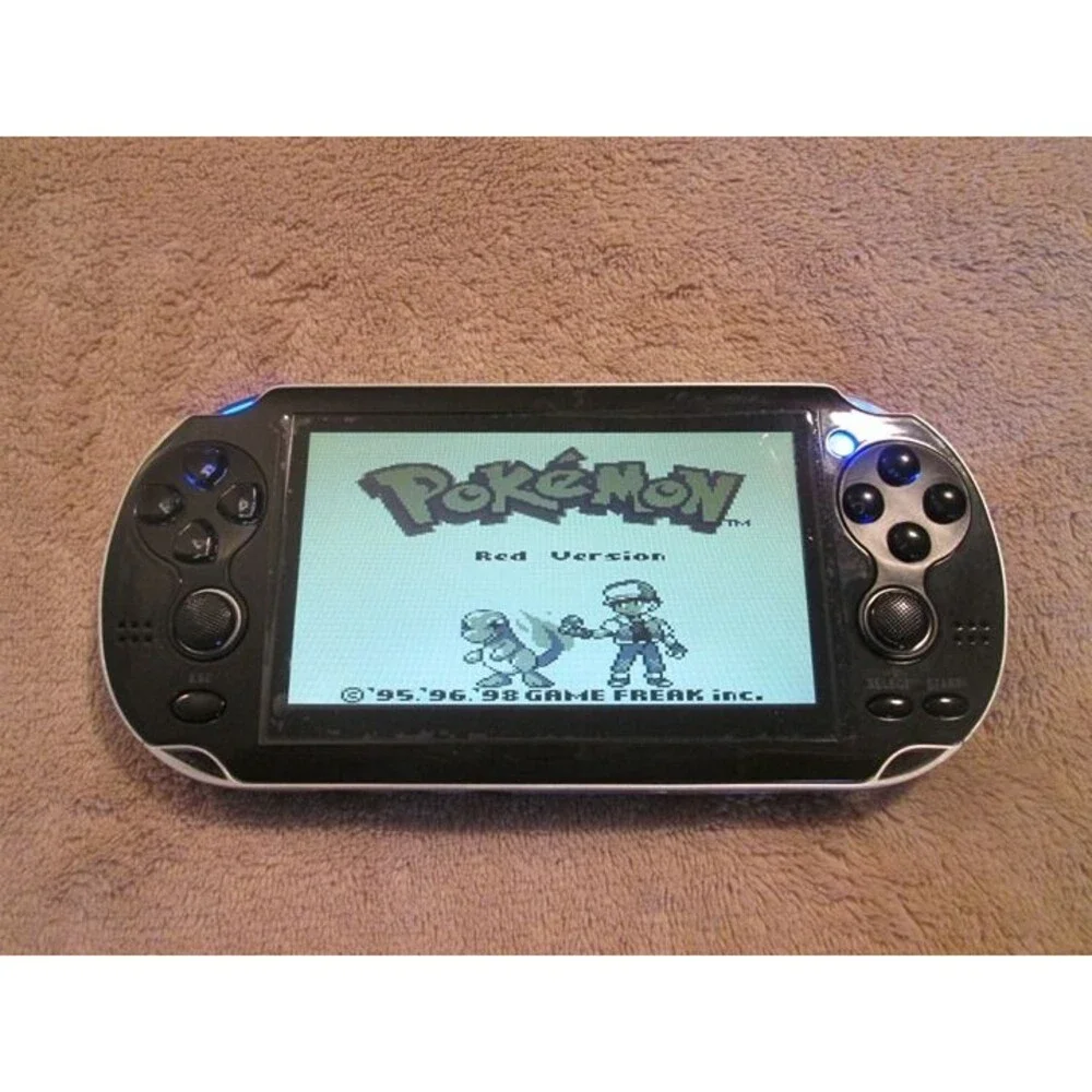 Retro Game Console Black With Games